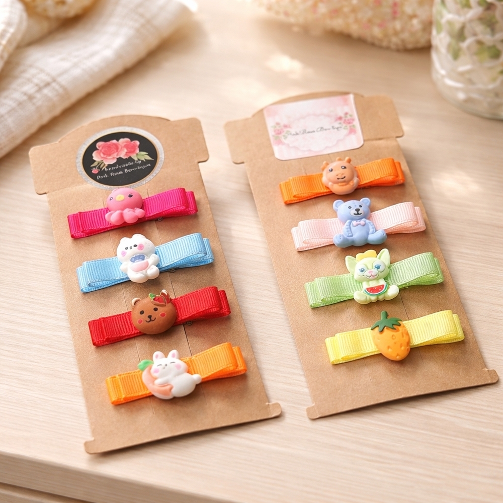 Handcrafted Hair Accessories Girls Toddler Baby Set Bundle